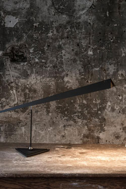 Berkeley matt black articulated geometric desk lamp