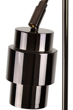Potocki aubergine adjustable floor lamp