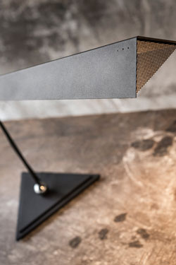 Lampe de bureau géométrique articulée noire mate Berkeley