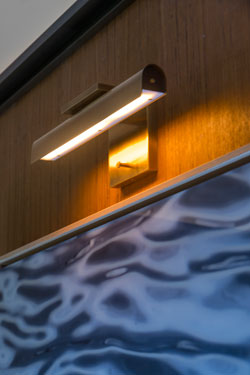 Satin brass picture light 40cm Fragonard