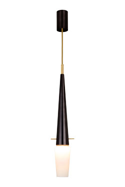 Suspension en métal aubergine et doré Bacon - Suspension by Gau Lighting