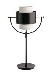 Lampe de table noire et blanche Naumann - Table lamps by Gau Lighting