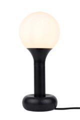 Small mushroom table lamp in black metal Bolev - Table lamps by Gau Lighting