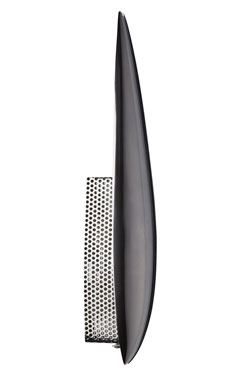 Black oval contemporary wall lamp America Cup