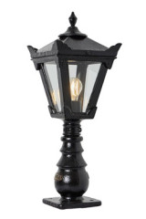 Black Victorian garden beacon Traditional - Exterior path & step lighting by HARTE