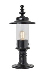 Courtyard small Georgian outdoor post-top lamp - Exterior post-top lamps by HARTE