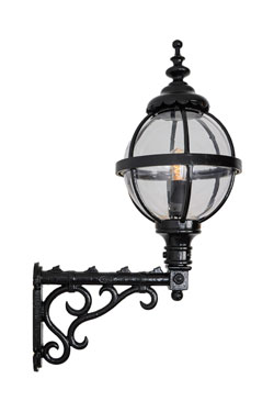 Grande applique d'extérieur globe en fonte Heritage - Applique d'extérieur by HARTE