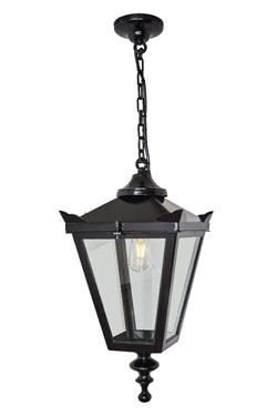 Grande suspension lanterne d'extérieur style victorien Traditional