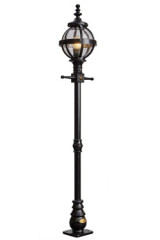 Lampadaire d'extérieur victorien en fonte noire Heritage - Lampadaire d'extérieur by HARTE