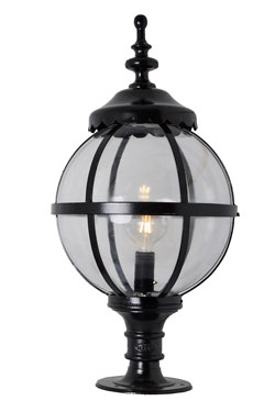 Lampe d'extérieur en fonte et boule transparente Heritage - Lampe d'extérieur by HARTE