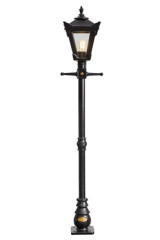 Petit lampadaire extérieur en fonte noire Traditional - Lampadaire d'extérieur by HARTE