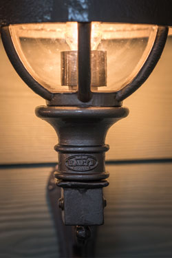 Petite applique ronde d'extérieur Heritage