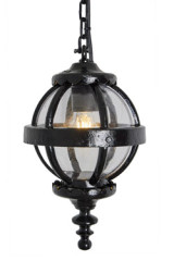 Petite suspension d'extérieur boule et fonte noire Heritage - Suspension d'extérieur by HARTE