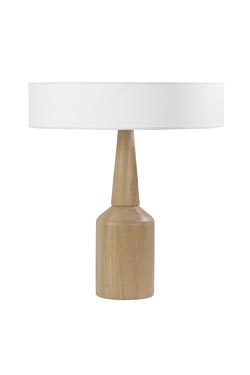 Anna belle lampe en bois à abat-jour large