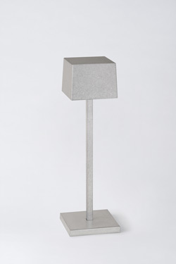 Insitu square cordless lamp in natural aluminium - Cordless lamps