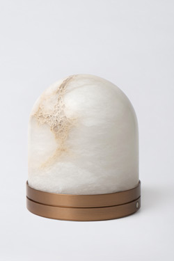 Roger cordless alabaster dome lamp - Cordless lamps