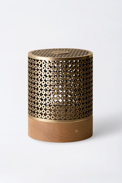 Lampe sans fil en bronze clair Tube Alchimie - Lampe sans fil