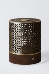 Lampe sans fil en bronze foncé Tube Alchimie - Lampe sans fil