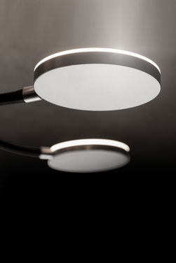 Flex ceiling light LED 5 lights black