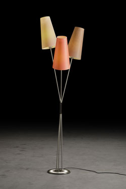 Fifties 3-light floor lamp from the 50's - Floor lamps by Holtkötter