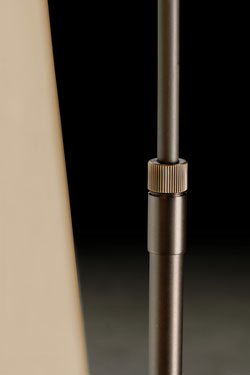 LampBoy floor lamp - classic reading lamp with sand shade