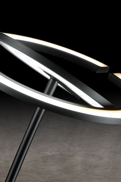 Supernova DW floor lamp double directional light black