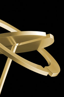 Supernova DW double floor lamp directional light in gold