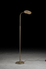 Vince floor lamp, adjustable height, bronze finish  - Floor lamps by Holtkötter