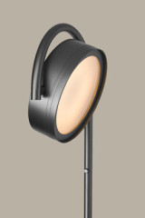 Lampadaire - liseuse platine avec éclairage LED intégré Favor - Lampadaire by Holtkötter