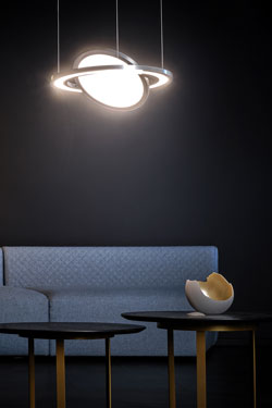 Supernova PW pendant lamp directional lighting in matt aluminium