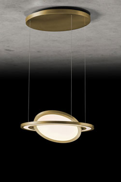 Supernova PW pendant lamp golden planet - Pendants by Holtkötter