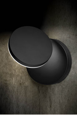 Plano applique orientable finition noire - Applique by Holtkötter