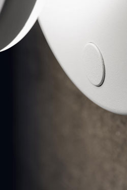 Plano applique pivotante en aluminium blanc