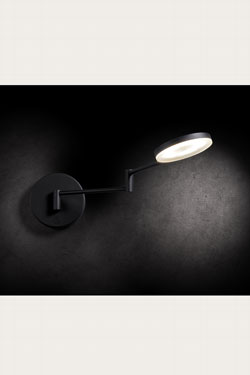 Plano WB applique liseuse orientable noire