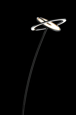 Supernova DW lampadaire double éclairage directionnel noir - Lampadaire by Holtkötter