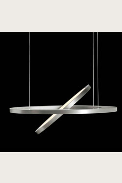 Supernova PW suspension éclairage directionnel en aluminium mat