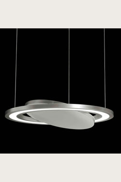 Supernova PW suspension éclairage directionnel en aluminium mat