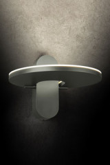 Supernova W metal wall light platinum finish  - Wall lights by Holtkötter