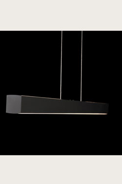 Xena suspension contemporaine réglable finition noire 120cm