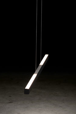 Xena suspension contemporaine réglable finition noire 120cm - Suspension by Holtkötter