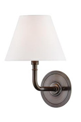 Applique classique en bronze patiné Signature n°1 - Applique by Hudson Valley