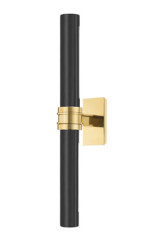 Baruch black and gold picture lighting - Picture lighting by Hudson Valley