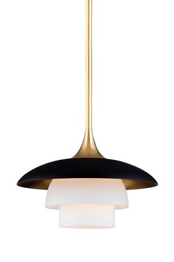 Suspension vintage en fleur Barron - Suspension by Hudson Valley