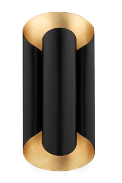 Black and gold wall lamp Banks - Wall lights by Hudson Valley
