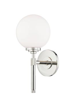 Bowery classic silver ball wall lamp - Wall lights by Hudson Valley