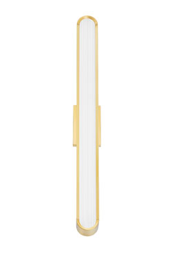 Gold wall lamp with LED light 57cm Starkey - Wall lights by Hudson Valley