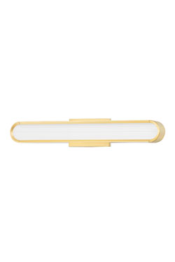 Golden wall lamp with LED light 40cm Starkey - Wall lights by Hudson Valley