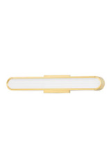 Golden wall lamp with LED light 40cm Starkey - Wall lights by Hudson Valley