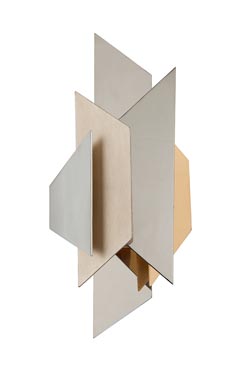 Modernist Art Deco Metal Sconce - Wall lights by Hudson Valley