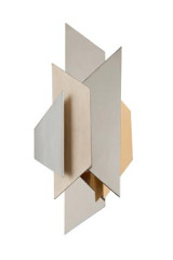 Modernist Art Deco Metal Sconce - Wall lights by Hudson Valley